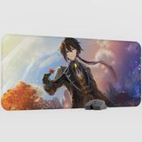 mousepad bastir Zhongli Genshin Impact Anime Oyuncu V5 - 90X40 Xxl Gaming Mouse Pad Fare Altlığı