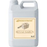 Mouvement Beyaz Sabun Reed / Çubuklu Oda Kokusu Refill 5 Lt Bidon - Ekonomik Boy + 100 Adet Çubuk - Şeffaf