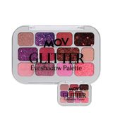 MOV 12’li Glitter Göz Farı Paleti – No:03, Yüksek Pigmentli & Uzun Süre Kalıcı Işıltılı Tonlar – Parti & Özel Gün Makyajı İçin