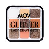 MOV 9’lu Glitter Göz Farı Paleti – Yoğun Işıltılı ve Renkli Far Seti, Uzun Süre Kalıcı, Parti & Gece Makyajı İçin – No:03