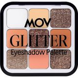 MOV 9’lu Glitter Göz Farı Paleti – Yoğun Işıltılı ve Renkli Far Seti, Uzun Süre Kalıcı, Parti & Gece Makyajı İçin – No:03