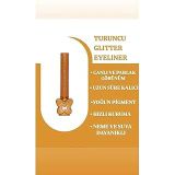 MOV Glitter Eyeliner, Metalik Altın Renk, Suya Dayanıklı, Uzun Süre Kalıcı, Parlak Görünüm, Yoğun Pigmentli