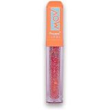 MOV Glitter Lip No:4, Turuncu Işıltılı Dudak Parlatıcısı, Nemlendirici Simli Lip Gloss, 4 ml