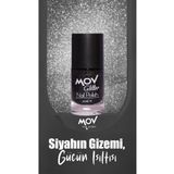 Mov Glitter Simli Oje Siyah No:3