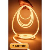 MOV LED Neon Esnek Şerit Led 7 Metre Gün Işığı + 220 Volt Fiş