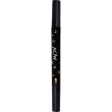 Mov Yıldız Desenli Eyeliner Siyah Renkli Kolay Uygulama Özelliği ile Uzun Süre Kalıcı
