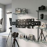 Mova Dizayn İçindeki Fotoğrafı Keşfet Yazılı Dekoratif Metal Duvar Tablosu, 105 x 55 cm