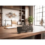 Mova Dizayn Kişiye Özel Hediyelik Ofis Için Pilot Uçak Havaalanı Tasarım Metal Isimlik - Siyah - 140x200mm - İsimlik