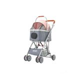 Move Kedi & Köpek Arabası Pembe - 15 kg Kapasiteli Ayrılabilen Pusetli Şık Tasarım