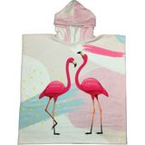Movebeach Çocuk Panço Plaj Havlusu 8-12 Yaş - 75 x 75 cm - Pembe