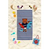 MoveBeach Desenli Çocuk Plaj Havlusu, Banyo Havlusu