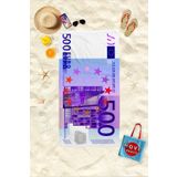 MoveBeach Euro Desenli Plaj Havlusu, Banyo Havlusu 80x150cm