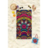 Movebeach Mandala Desenli Plaj Havlusu , Banyo Havlusu