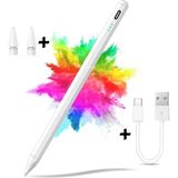 Moveteck Lenovo Tab M11 TB-330FU 11" ile Uyumlu Tablet Kalemi, Stylus Active Pen, Beyaz, 2 Adet Uç
