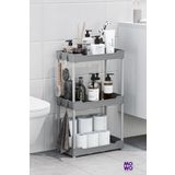 Mowo Home Mowo 3 Katlı Banyo Rafı, Mutfak Rafı, Havluluk, Deterjanlık Makyaj Organizer