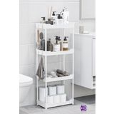 Mowo Home Mowo 4 Katlı Banyo Rafı, Mutfak Rafı, Havluluk, Deterjanlık Makyaj Organizer