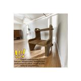MoxoCreative Basamaklı Ahşap Tabure/Banyo&WC&Mutfak Merdiveni/Yükseltici/ Montessori Eğitim -