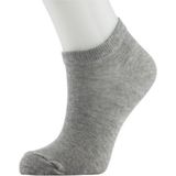 Moyra Socks 4'lü Pamuklu Kadın Patik Çorap - 36 - 39 - Melanj Koyu Gri