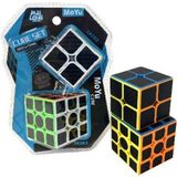 Moyu 3x3 & 2x2 Fiber Karbon Küp Set Zeka Küpü Akıl Küpü Rübik Küp