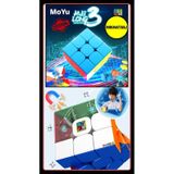 Moyu Meilong 3x3 Magnetic Cube 3m - Mıknatıslı Standlı Tornavidalı Stickersız Akıl Zeka Rübik Küp
