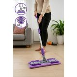 Moyvera Yer Mopu Duvar Fayans Yer Cam Temizlik Mikrofiber 4 Mandallı Mop (MOR)