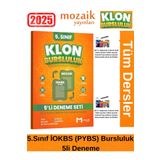 Mozaik 2025 5.Sınıf Klon 5 Lİ Deneme (İOKBS-PYBS) Tüm Dersler Bursluluk Sınavı+Android Kalem