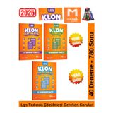 Mozaik 2025 8.Sınıf Klon Lgs Hazılık Mat.-Fen-Türkçe 40 Deneme-780 Soru Deneme Seti+Kalemlik