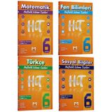 Mozaik 6. Sınıf Matematik Türkçe Fen Bilimleri Sosyal Bilgiler Hit 32 Hafta deneme Seti 4'lü Kitap Seti Mozaik Yayınları