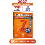 Mozaik 7.Sınıf 2027 FEN BİLİMLERİ %100 Yeni Müfredat Bağlam Temelli Soru Bankası Seti