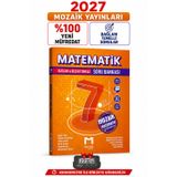 Mozaik 7.Sınıf 2027 MATEMATİK %100 Yeni Müfredat Bağlam Temelli Soru Bankası Seti+Kronometre