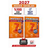 Mozaik 7.Sınıf 2027 Matematik-Fen Bilimleri %100 Yeni Müfredat Bağlam Temelli Soru Bankası Seti+Kronometre