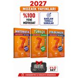 Mozaik 7.Sınıf 2027 Matematik-Türkçe-Fen Bilimleri %100 Yeni Müfredat Bağlam Temelli Soru Bankası Seti+Kronometre
