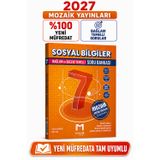 Mozaik 7.Sınıf 2027 SOSYAL BİLGİLER %100 Yeni Müfredat Bağlam Temelli Soru Bankası Seti
