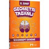 Mozaik 8. Sınıf Geometri Tabanlı 12 Konsept Deneme Çözümlü Mozaik Yayınları