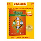 Mozaik Yayınları 2025-2026 Müfredat 6.Sınıf Türkçe %100 Yeni Konu Anlatımlı Defter+Kalem