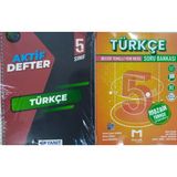 Mozaik Yayınları 5. Sınıf Türkçe Soru Bankası+Yanıt Aktif Defter Türkçe