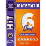 Mozaik Yayınları 6. Sınıf Matematik HİT 32 Deneme Sınavı İçin 480 Soru ve Normal Boy Kitap