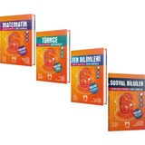 Mozaik Yayınları 6. Sınıf Matematik - Türkçe - Fen Bilimleri ve Sosyal Bilimler Soru Bankası Seti 4 Kitap