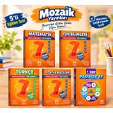 Mozaik Yayınları 7. Sınıf Matematik Fen Türkçe Sosyal Paragraf Soru Bankası Seti 5 Kitap YENİ MAARİF MODEL