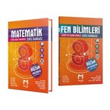 MOZAİK YAYINLARI 8. Sınıf Matematik - Fen Bilimleri Soru Bankası (2 Kitap)