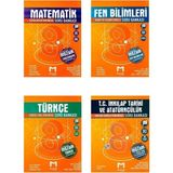 Mozaik Yayınları 8. Sınıf Matematik Fen Türkçe İnkılap Soru Bankası Seti