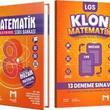Mozaik Yayınları 8. Sınıf Matematik Soru Bankası Ve Klon 13 Deneme Seti 2 Kitap