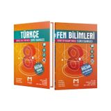 MOZAİK YAYINLARI 8. Sınıf Türkçe - Fen Bilimleri Soru Bankası (2 Kitap)