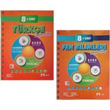 Mozaik Yayınları Lgs 8. Sınıf Türkçe & Fen Bilimleri Intro Defter Kitap Seti 2 Kitap