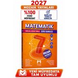 Mozaik Yayınları Mozaik 7.Sınıf 2027 MATEMATİK %100 Yeni Müfredat Bağlam Temelli Soru Bankası Seti