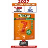 Mozaik Yayınları Mozaik 7.Sınıf 2027 TÜRKÇE %100 Yeni Müfredat Bağlam Temelli Soru Bankası Seti+Kronometre