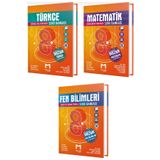 Mozaik Yayınları Mozaik LGS 8. Sınıf Matematik Fen Bilimleri Türkçe 3'lü Soru Bankası Kitap Seti
