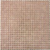 MozaiKristaL Hobi ve Sanatsal Çalışmalar Için 10X10MM. Inci, 31,5X31,5CM. Fileli Cam Mozaik. ( 1 File Karo Fiyatıdır. ) - Pembe