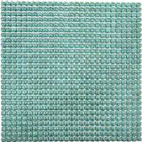 MozaiKristaL Hobi ve Sanatsal Çalışmalar Için 10X10MM. Inci, 31,5X31,5CM. Fileli Cam Mozaik. ( 1 File Karo Fiyatıdır. ) - Turkuaz