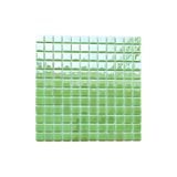MozaiKristaL Hobi ve Sanatsal çalışmalar için 25x25 Adaçayı Yeşili, 31,5x31,5cm. Fileli Cam Mozaik. (1 file karo )